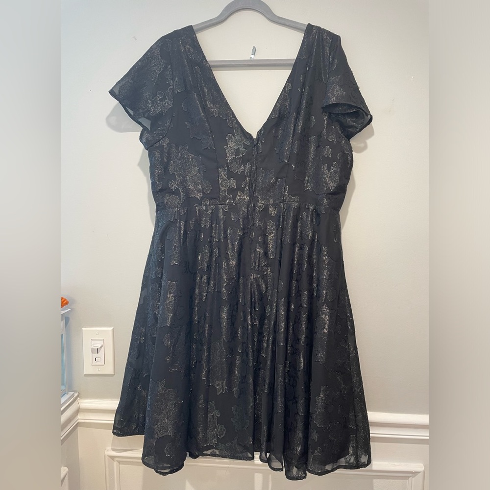 Black a-line cocktail dress